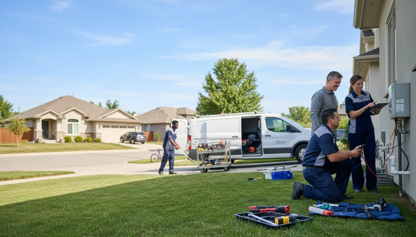 Tankless water heater service in Hawkins, TX